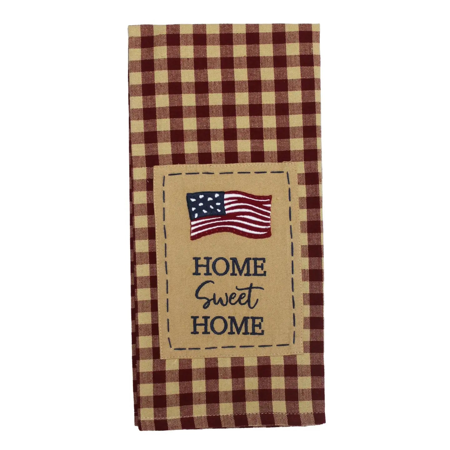Home Sweet Home Flag Towel